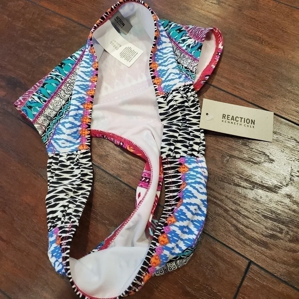 NWT Riviera Stripe Tab Side Hipster swim Bottom …